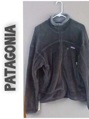Patagonia Womens  Full-Zip Fleece Jacket - Charcoal Gray